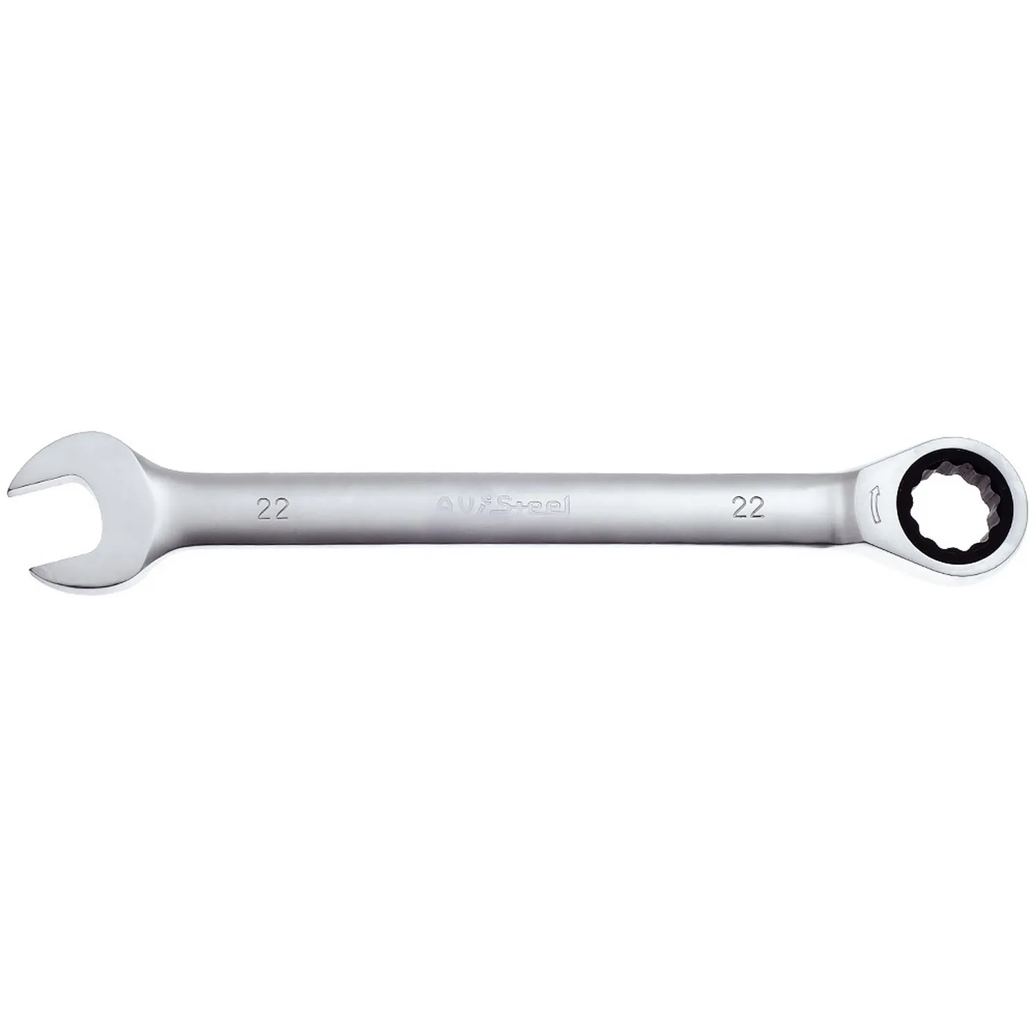 Ключ комбинированный, трещоточный, 22 мм AVSTEEL AV-315022