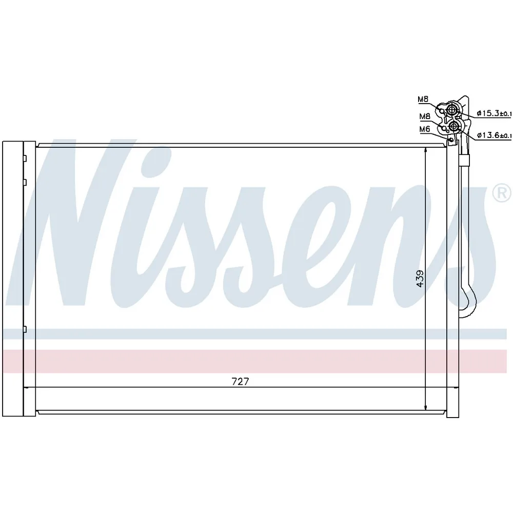 Конденсер VW TOUAREG (7P5) AT 940157 VW NISSENS 940157