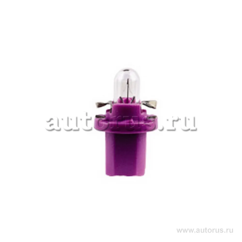 Лампа 12V Bax8,5d 0,4W NARVA Violet 1 шт. картон 17006