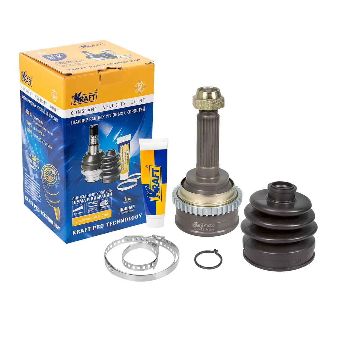 ШРУС наружный Daewoo Matiz (98-) / Chevrolet Matiz (05-) 0.8/1.0 (ABS+) OBERKRAFT KRAFT KT059043