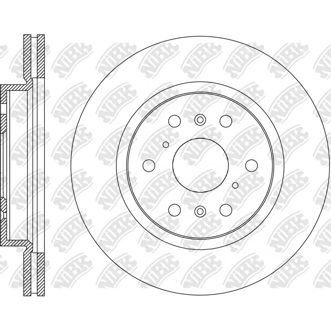 Диски тормозные HAVAL 03.21~01.242000GW4C20B NIBK RN2661