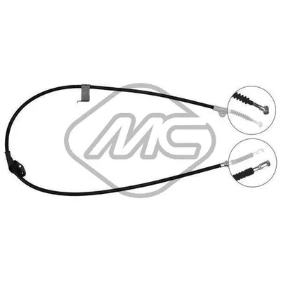 Трос ручника NIS PRIMERA P11 ALL (DISC BRAKE) SX L Metalcaucho 82322