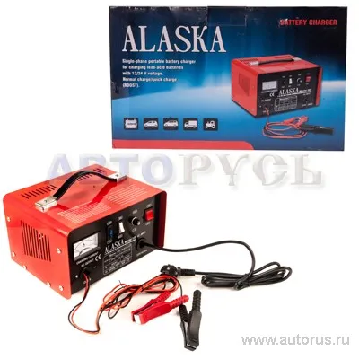 Зарядное устройство 12В/24В 110Вт 8А/5А 25-90Ач/12В 20-50Ач/24В 220В ALASKA MASTER 12S