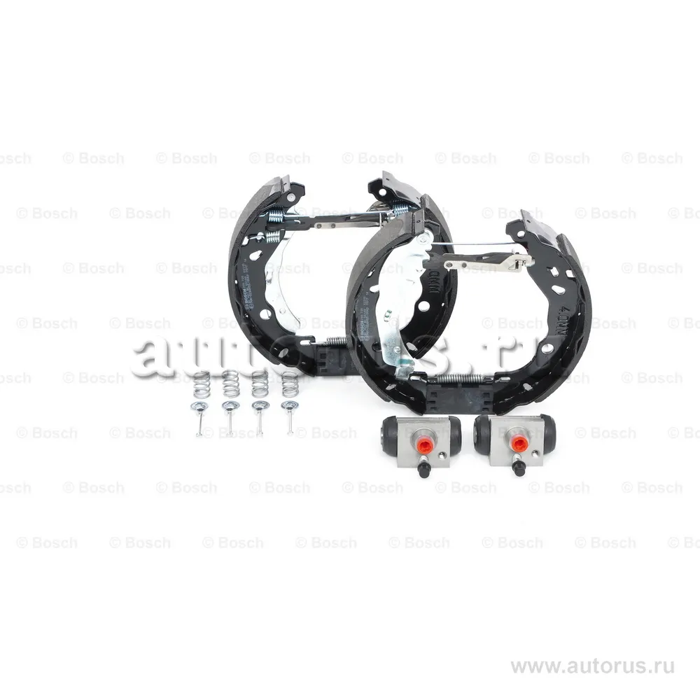 Комплект колодок барабанных с тормозным цилиндром BOSCH 0204114685