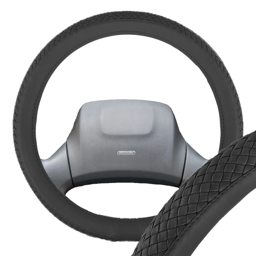 Оплетка Modern-5 XL Черная экокожа; SKYWAY SKYWAY S01102081