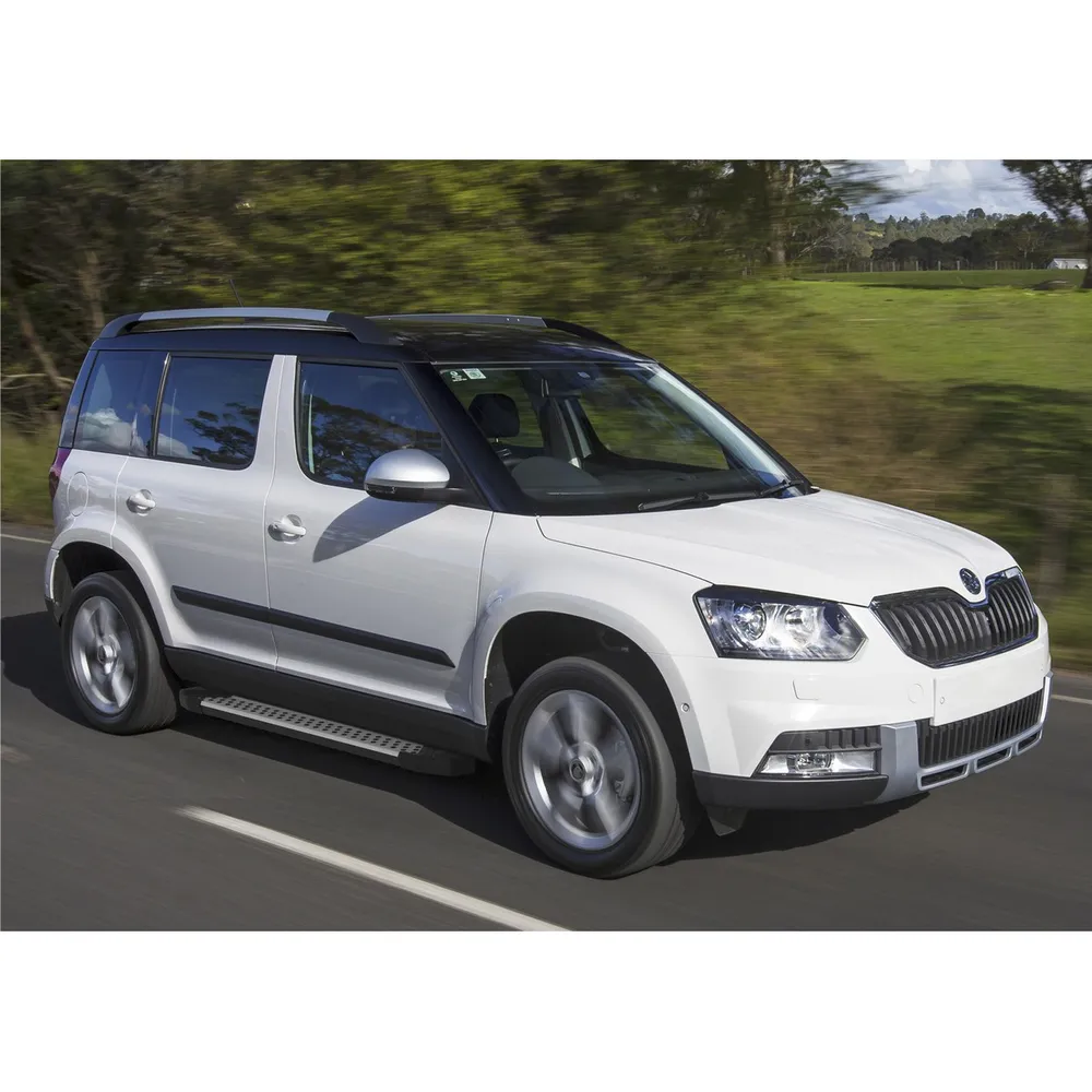 Порог-площадка Bmw-Style D173AL + комплект крепежа, RIVAL, Skoda Yeti 2009-2014- Skoda Yeti D173AL.5101.1