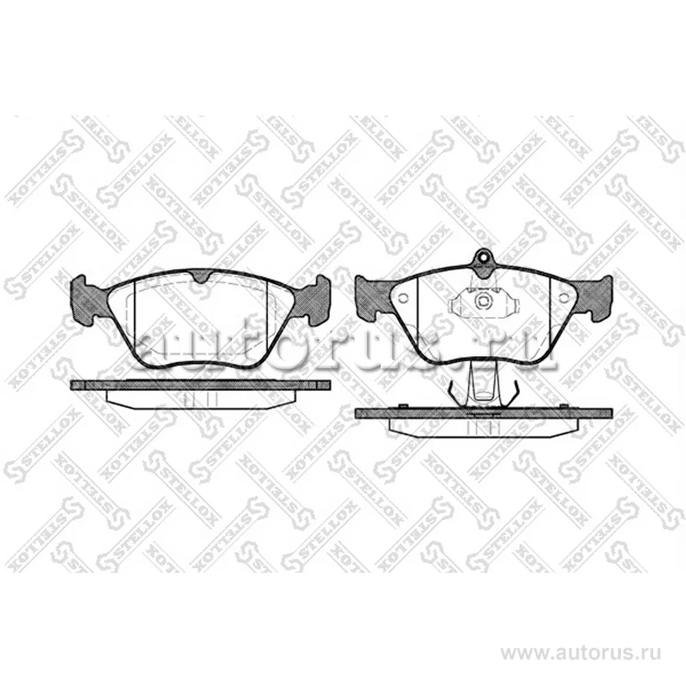Колодки дисковые п. Opel OmegaB 2.0 &16V 94-00/Calibra 2.0T 4x4/2. STELLOX 479 000B-SX