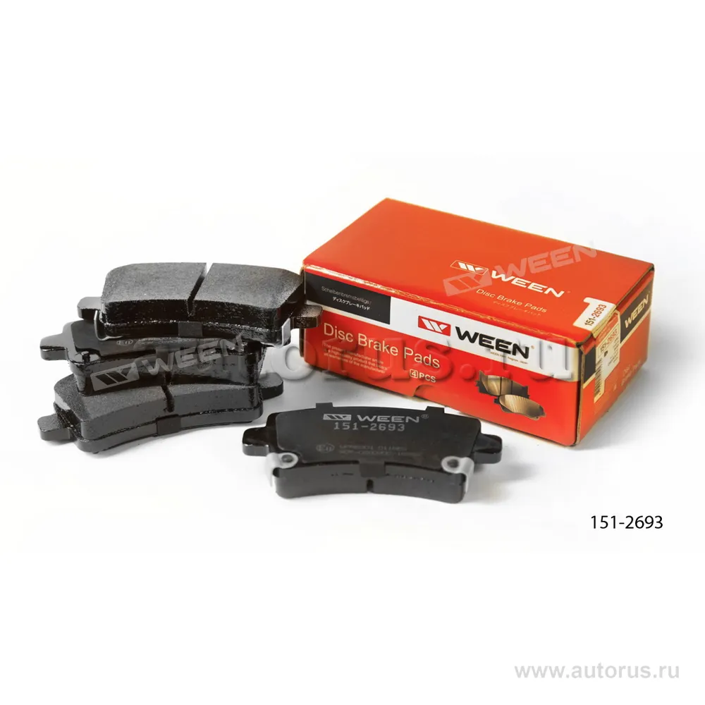 Тормозные колодки дисковые задние OPEL Insignia, SAAB 9-5 (YS3G), CHEVROLET Malibu WEEN 151-2693