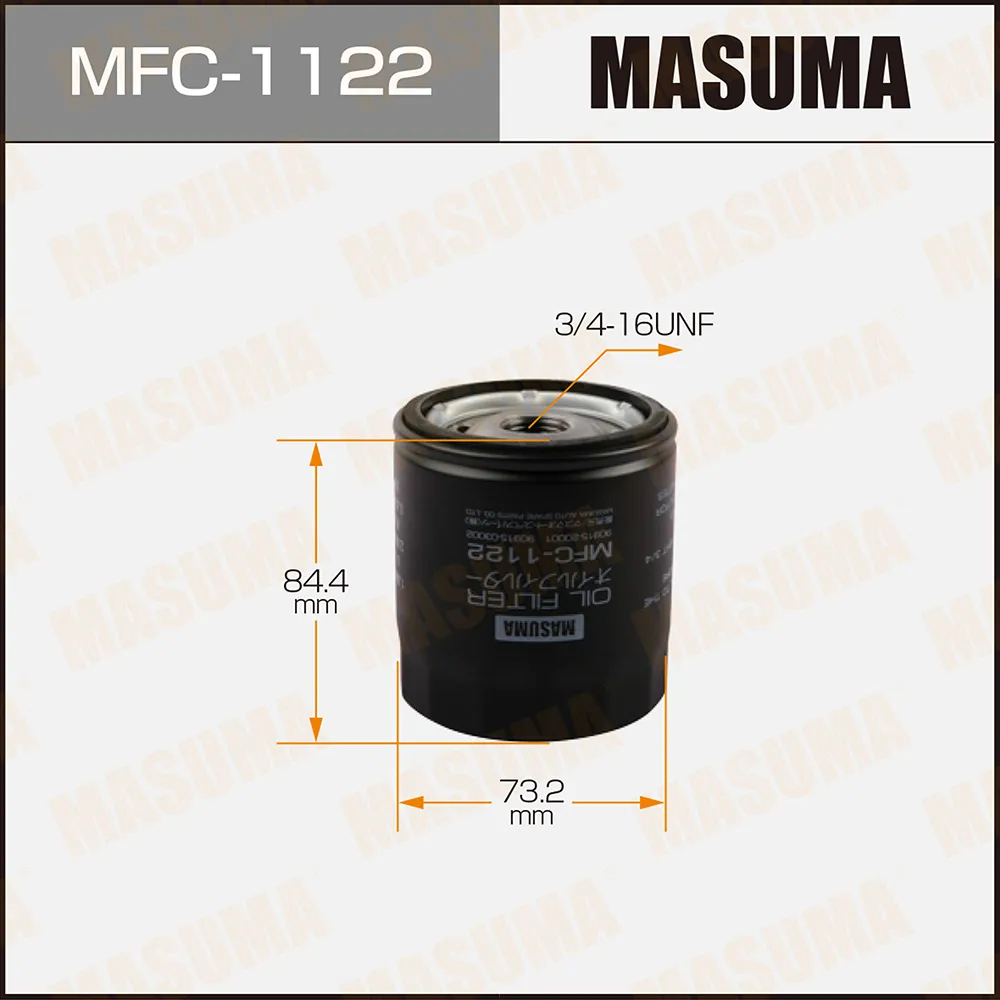 Фильтр масляный TOYOTA 4RUNNER MASUMA MFC-1122