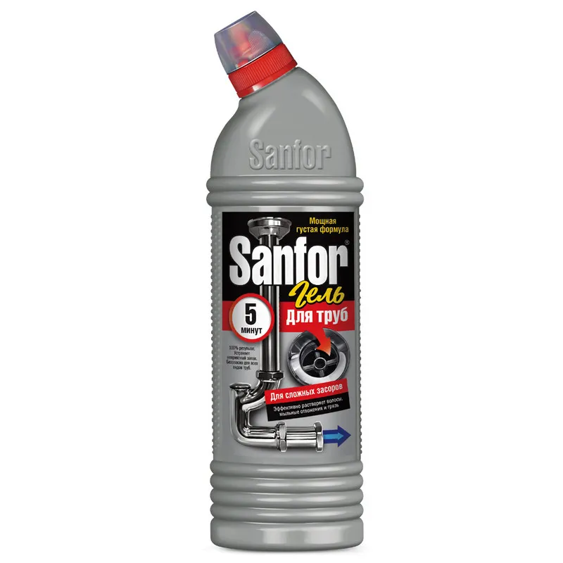 Средство для прочистки труб SANFOR 750 гр 563758
