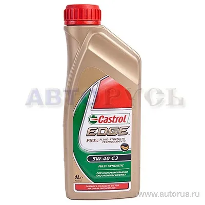 Масло моторное CASTROL EDGE C3 5W-40 синтетическое 1 л 1526C3