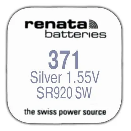 Батарейка серебряно-цинковая Renata SR920SW 1,5V (1 шт) 371