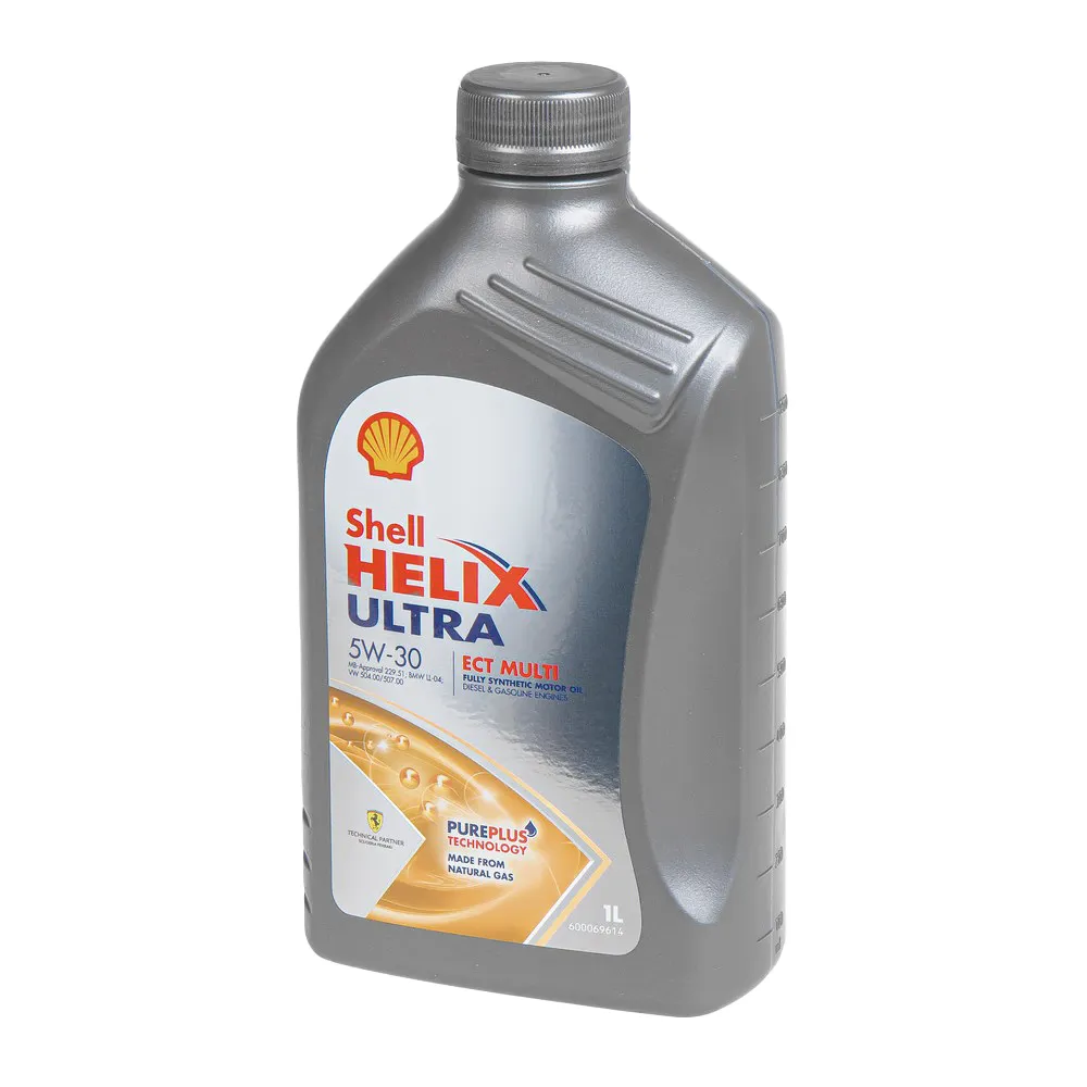 Масло моторное SHELL Helix Ultra ECT Multi 5W-30 синтетическое 1 л 550063484