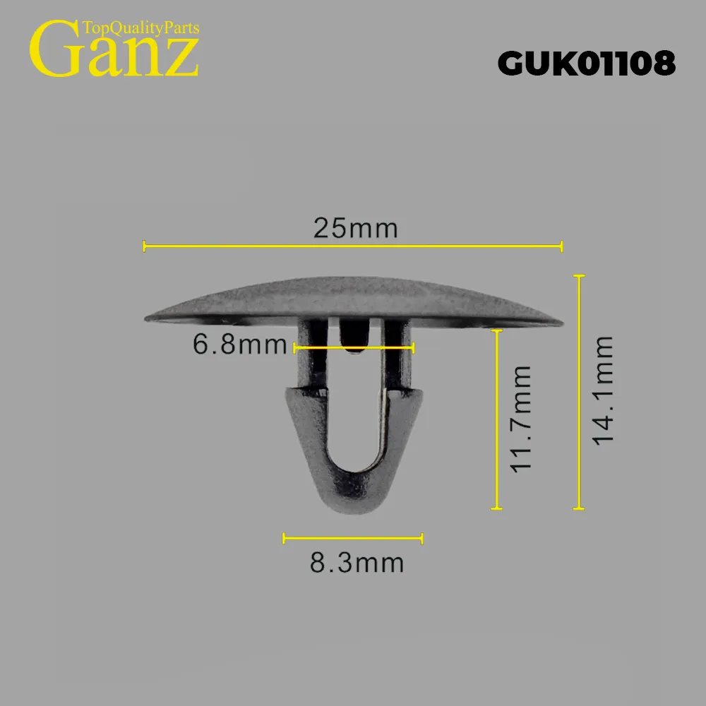 Клипса универсальная GANZ GUK01108
