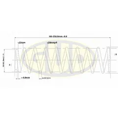 ПРУЖИНА ПЕР Honda CR-V 2.0 4WD 97-02 G.U.D GCS035728
