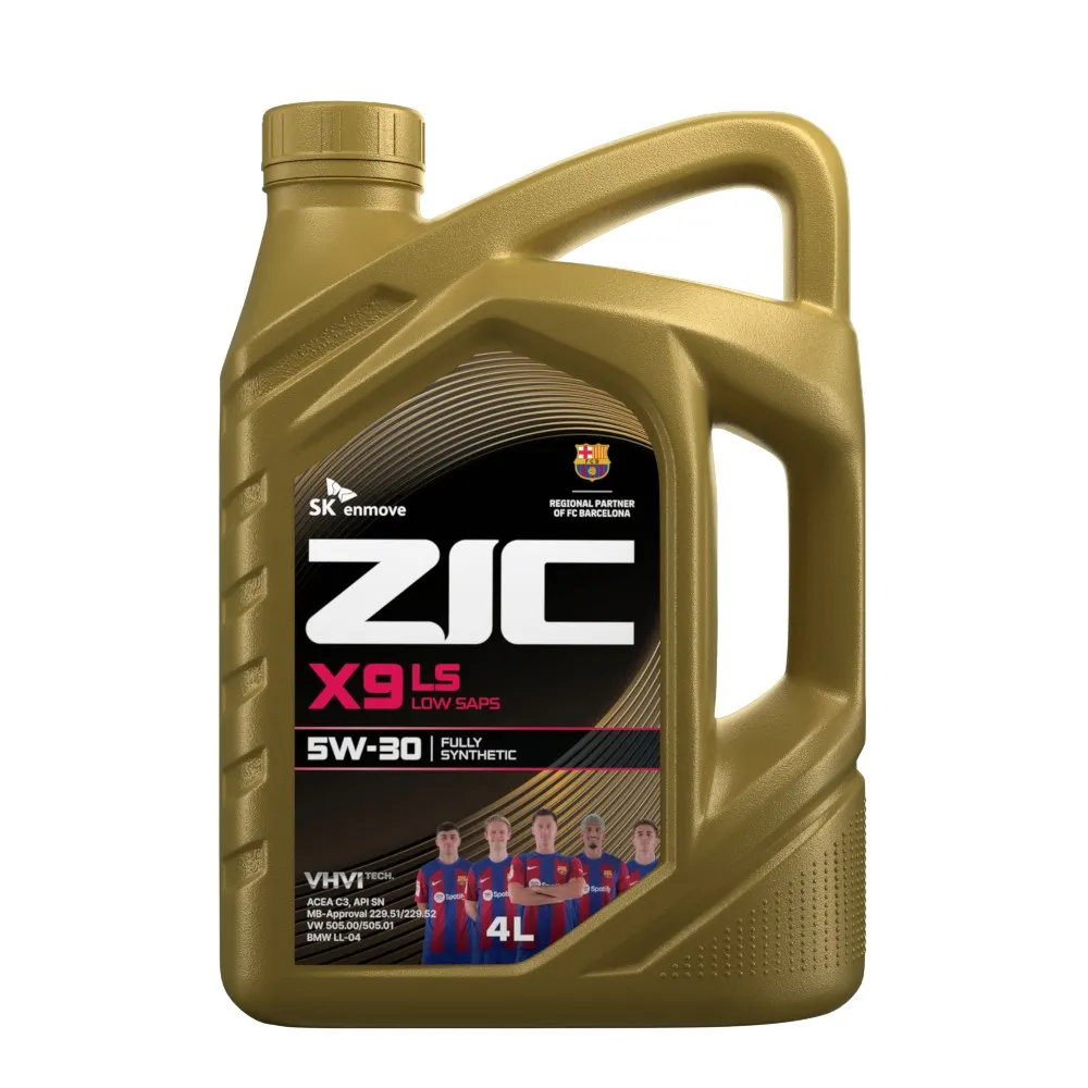 Масло моторное ZIC X9 LS 5W-30 синтетическое 4 л 162905