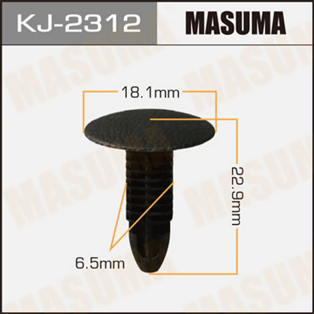 Клипса honda accord,subaru legacy 90 MASUMA KJ-2312