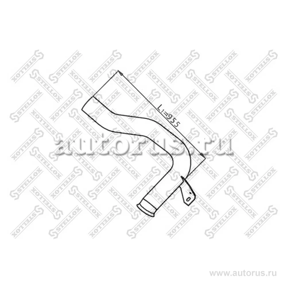 Труба глушителя промежуточная DAF STELLOX 8203756_SX