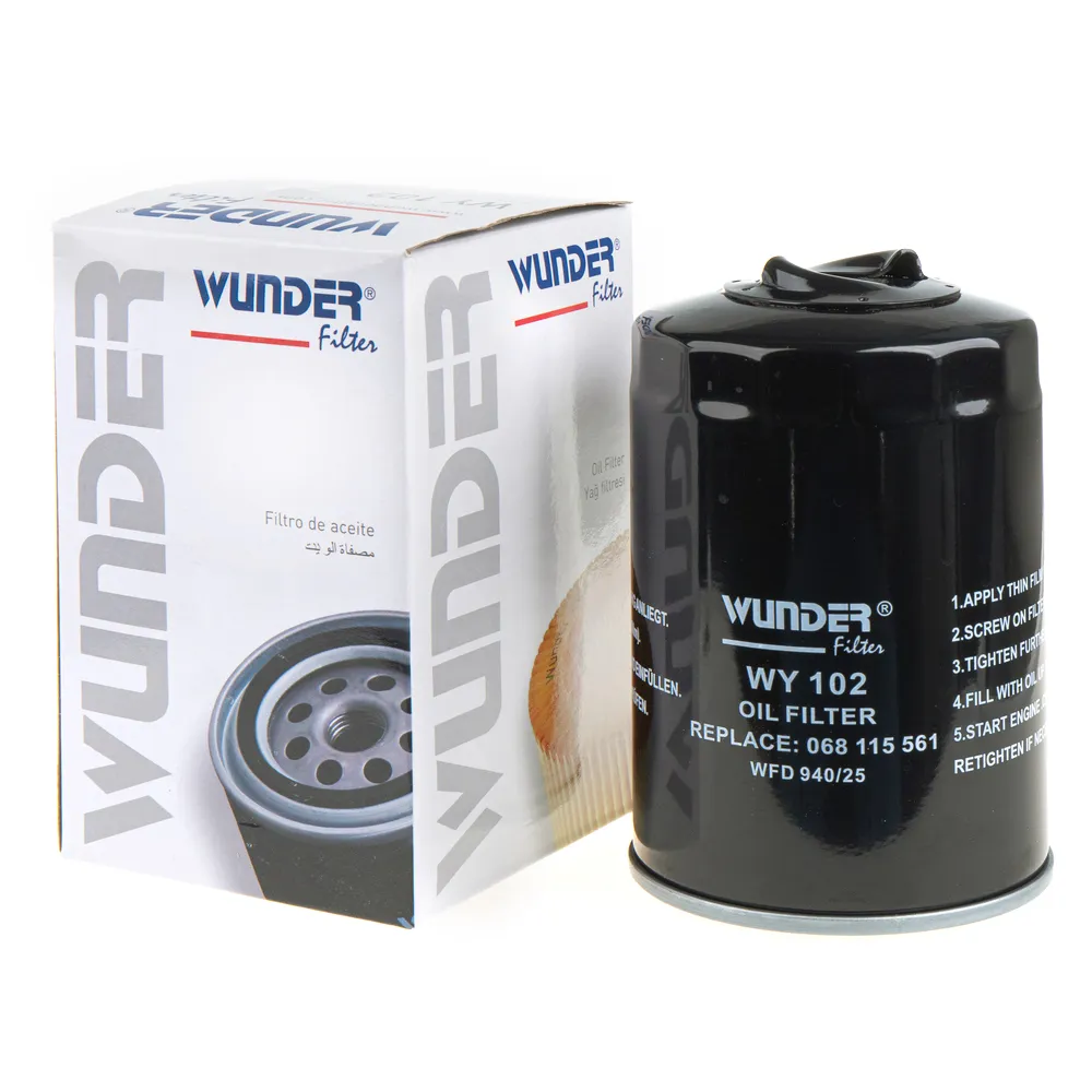 Фильтр масляный AD VW ->95 4cyl дизель WUNDER FILTER WY102