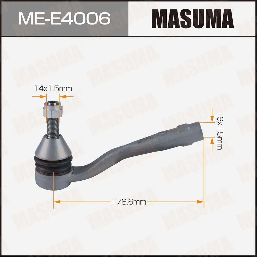 Наконечник рулевой тяги MASUMA MEE4006