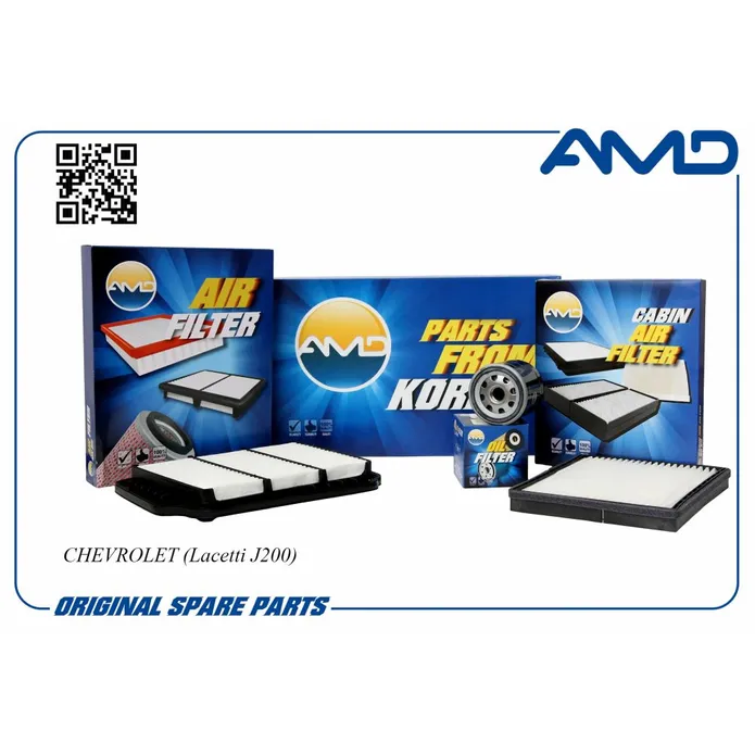 Комплект фильтров, масляный, воздушный, салонный AMD AMD.SETF44
