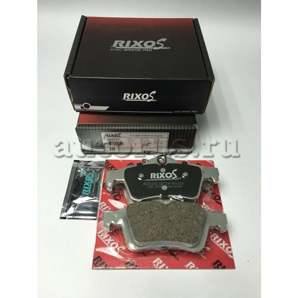 КОЛОДКА КЕРАМИЧЕСКАЯ ТОРМ ДИСК зад FORD Focus II, C-Max I/ II, Connect 02 - RIXOS MD3132S