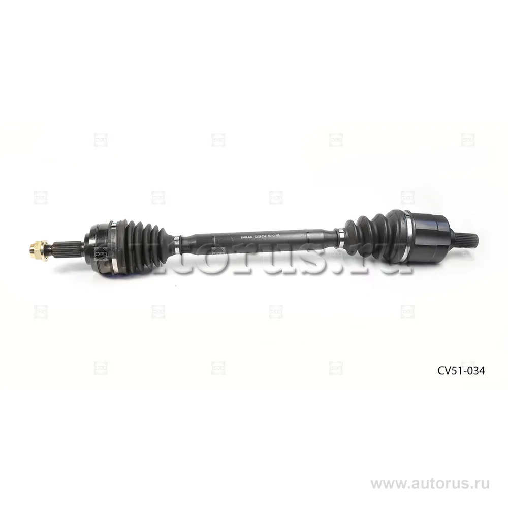 Привод в сборе 25/26 шл., левый RENAULT Duster 2.0 2WD/4WD AT, Kaptur 2.0 4WD AT, HOLA CV51-034