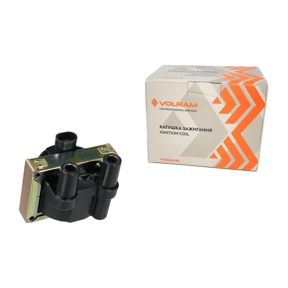 КАТУШКА ЗАЖИГАНИЯ (405.3705) для а/м ГАЗ ГАЗЕЛЬ; УАЗ HUNTER; дв. ЗМЗ-405, 409; (VOLRAM) VR25118 VOLRAM VR25118