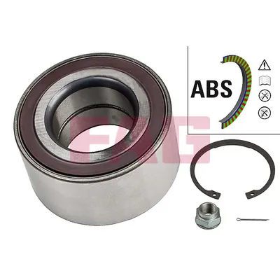 Подшипник ступицы передний (компл) CHEVROLET Aveo III 11->/OPEL Mokka 12-> FAG 713 6449 70