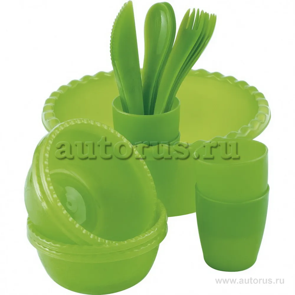 Набор для пикника на 4 персоны, 21 предмет Camping Palisad 69518 PALISAD 69518