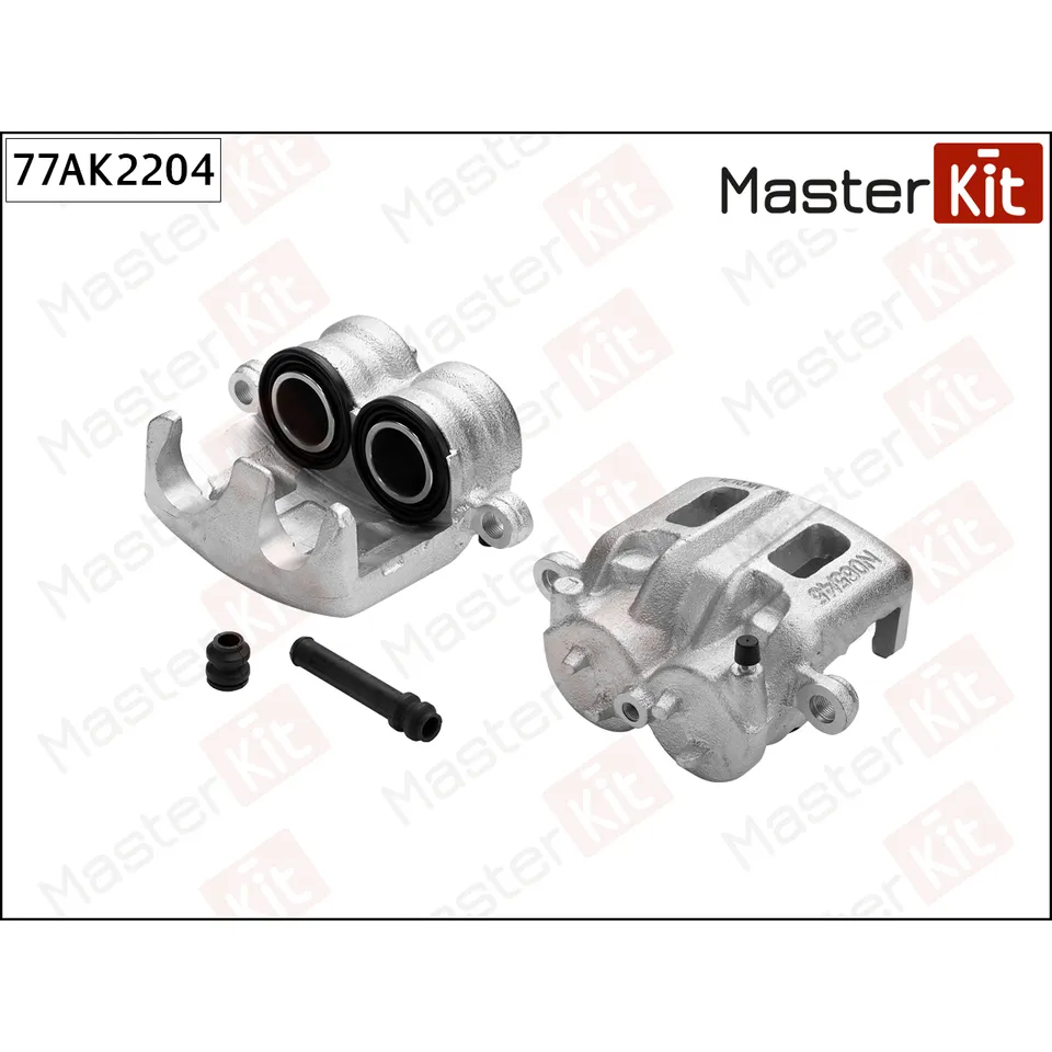 Тормозной суппорт перед. лев. Mitsubishi PAJERO III (V7 W, V6 W) 1999 - 2007, PAJERO IV (V8 MASTERKIT 77AK2204