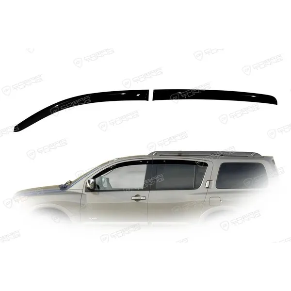 Дефлектора на окна Nissan Armada 2003EuroStandardдеф.окон Cobra Tuning NE13303