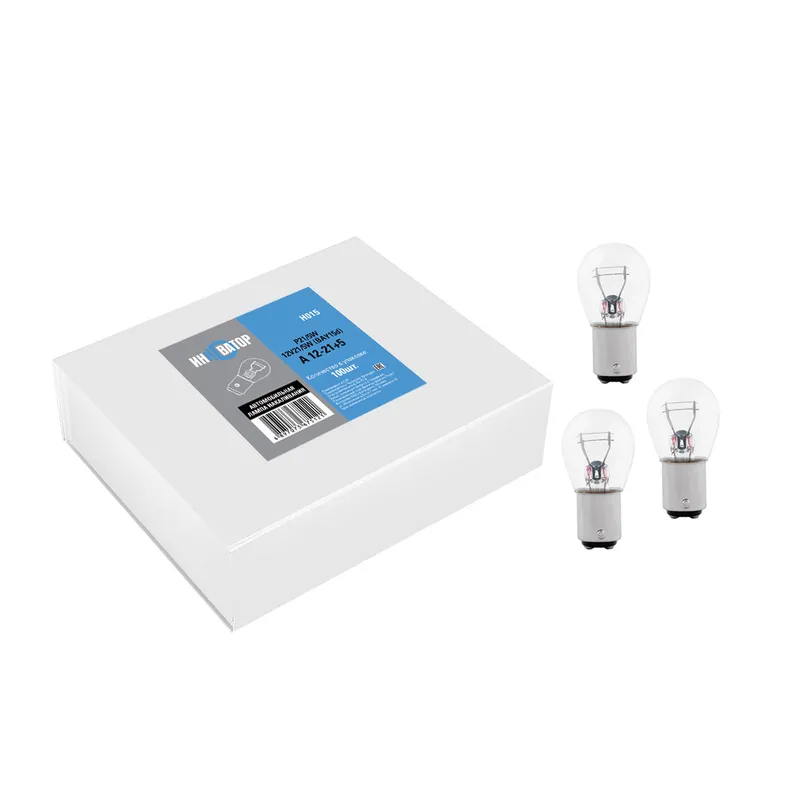 Лампа 12V P21/5W 21/5W BAY15d Инноватор 1 шт. картон H015