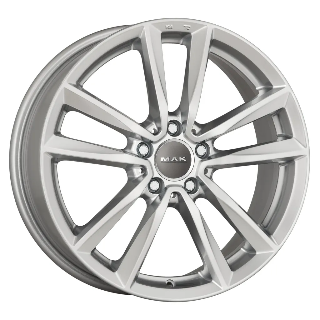 Диск литой R18 7.5J 5x112/66.6 ET42 MAK Bremen Silver F7580BXSI42WS2X