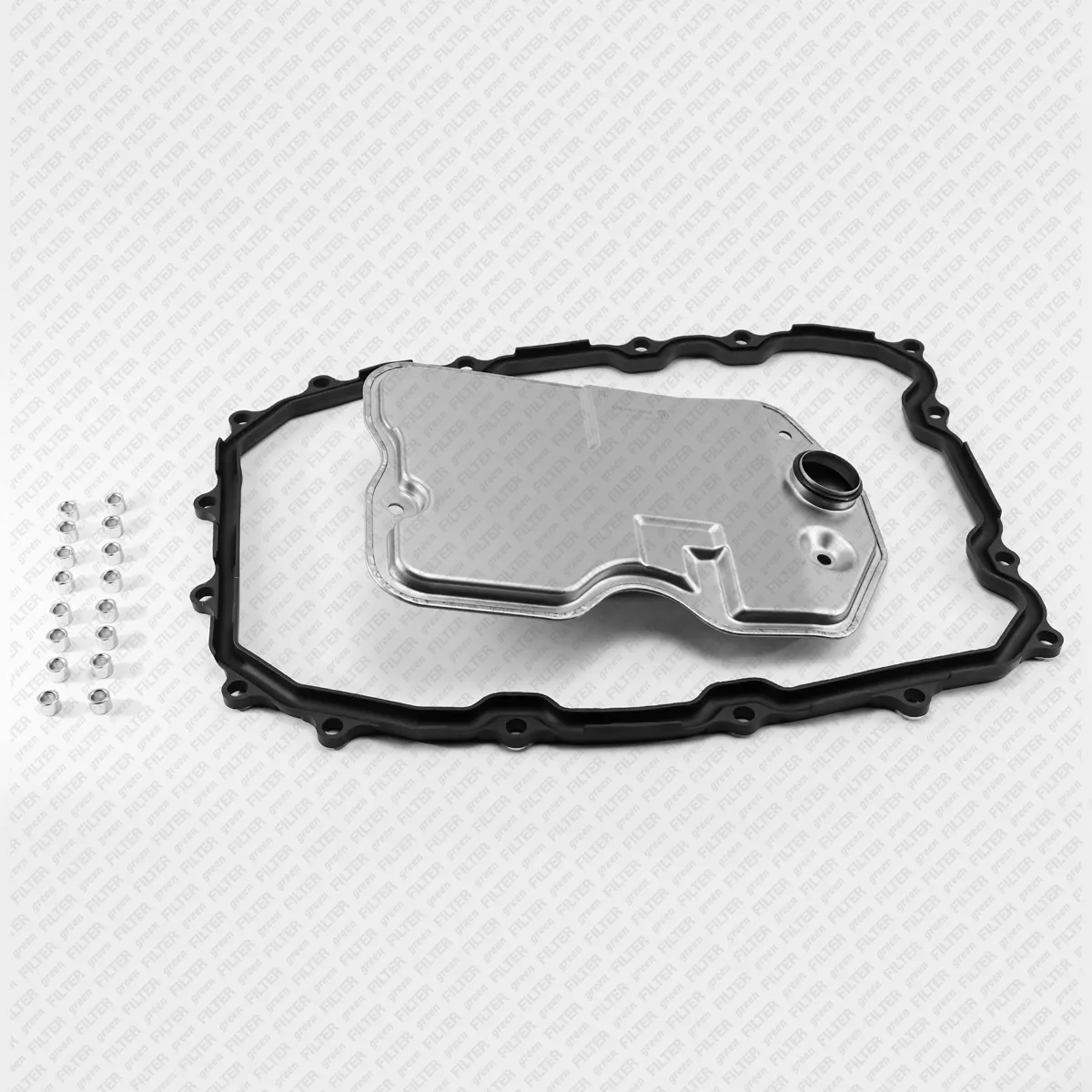 Фильтр АКПП с прокладкой AUDI Q7 06->VW Touareg 02-> GREEN FILTER AF0129