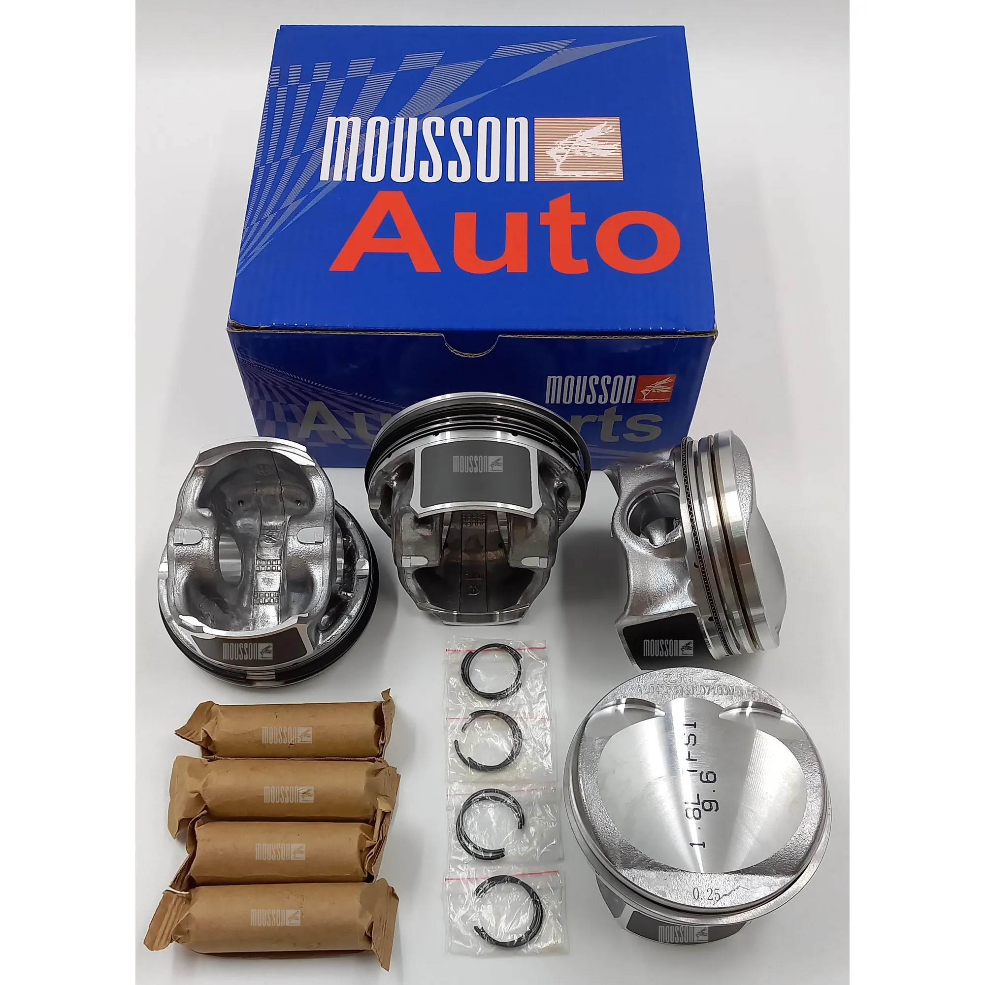 Поршень кольца ремонтные +0,25мм комплект VW 1.8T EA888 21mm на 1 цилиндр MOUSSON SPR18EA88821025