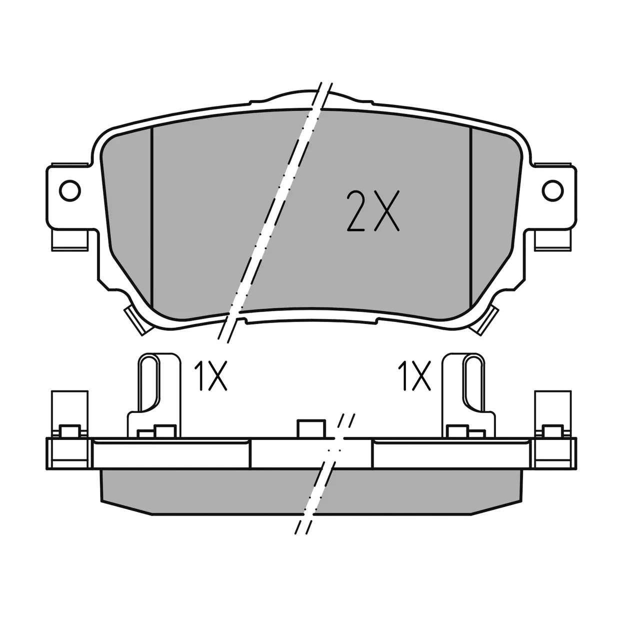 Тормозные колодки дисковые NISSAN X-TRAIL(T32)/QASHQAI 13- перед. компл. MEYLE 0252596515PD