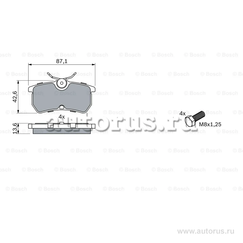 Колодки дисковые з ford focus 1.4i-2.0i1.8td 98