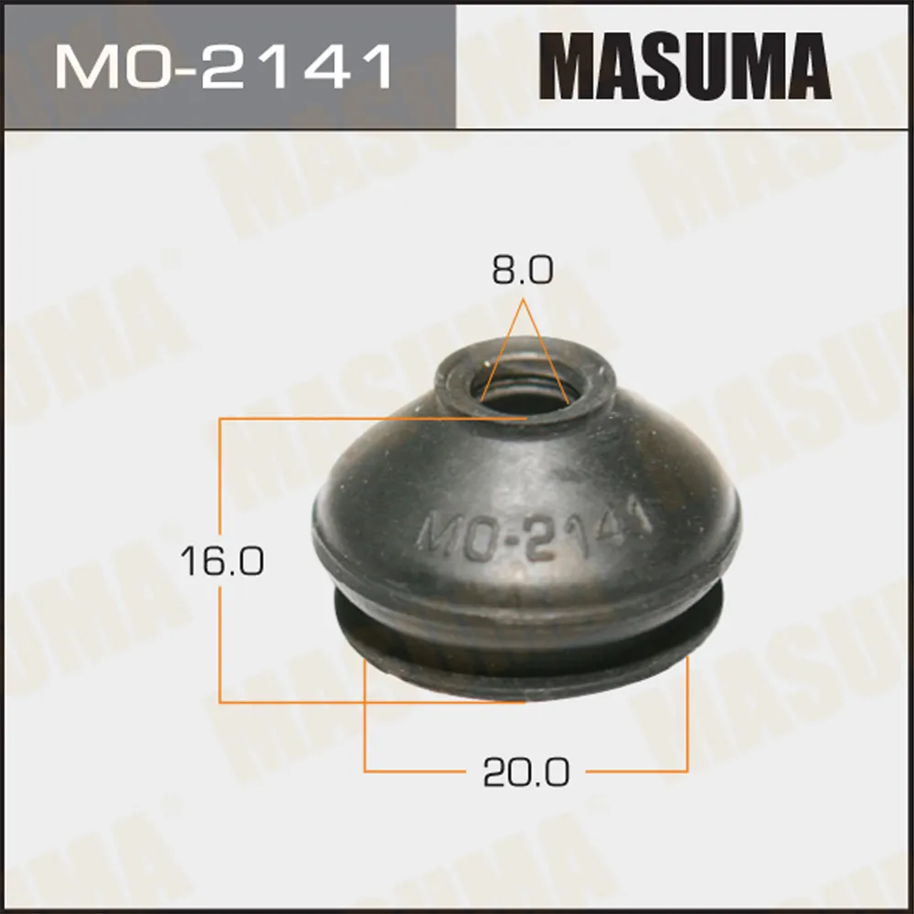 Пыльник шарового шарнира 8х20х16 MASUMA MO-2141