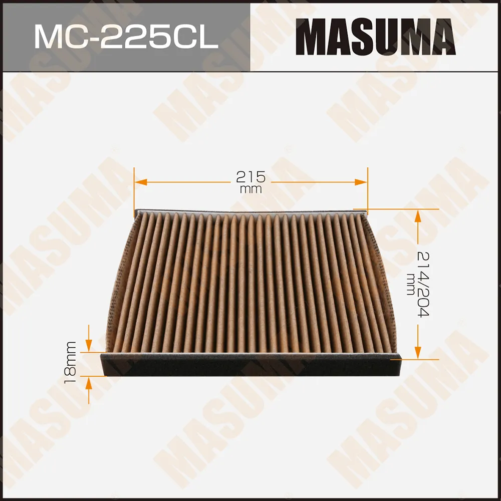 Фильтр салонный (угольный) TOYOTA 4RUNNER MASUMA MC-225CL