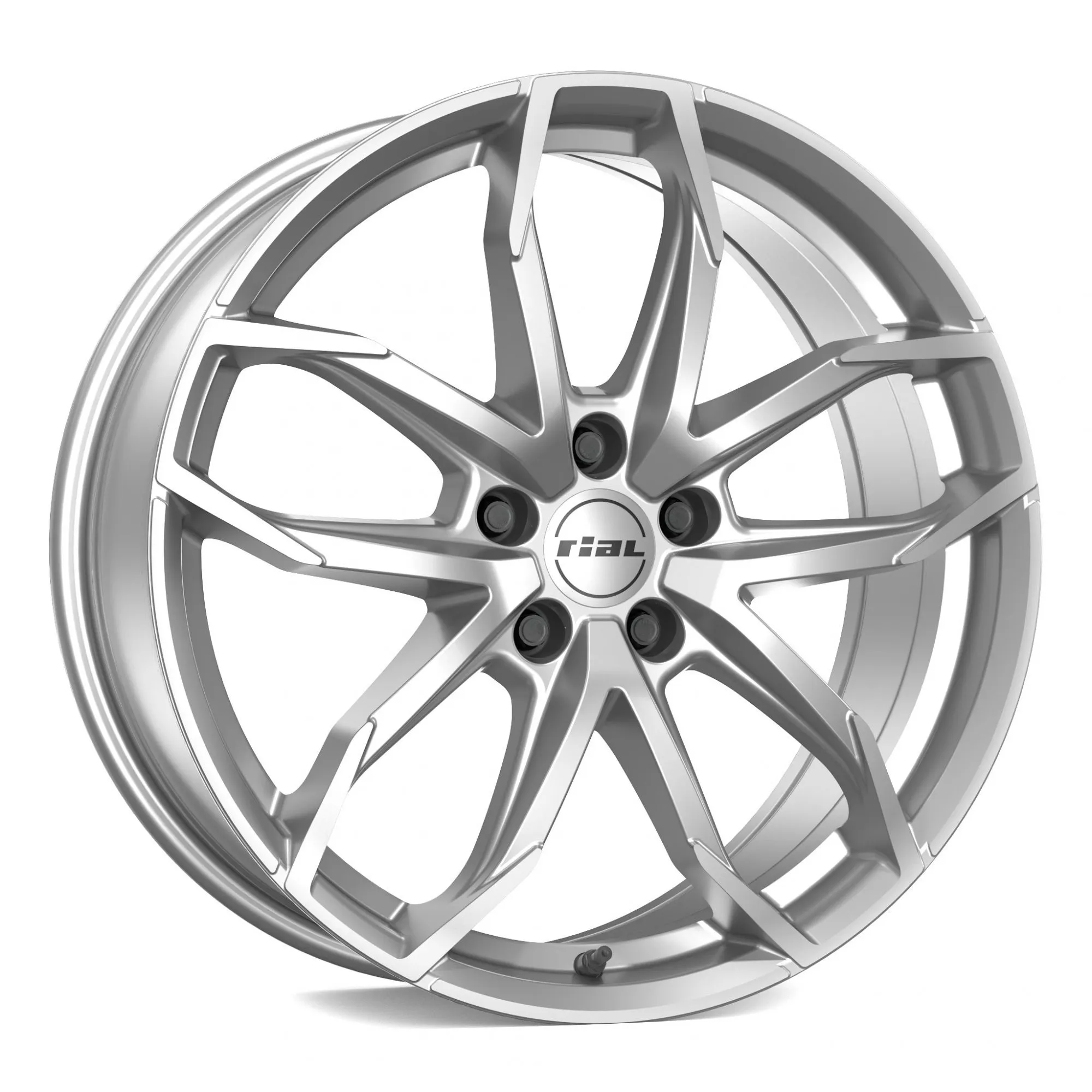 Диск литой R20 8J 5x112/70.1 ET40 Rial Lucca Polar Silver LUC802040B71-0