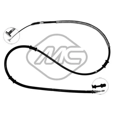 Трос ручника FIAT MULTIPLA ALL (DISC BRAKE) DX-RH Metalcaucho 81366