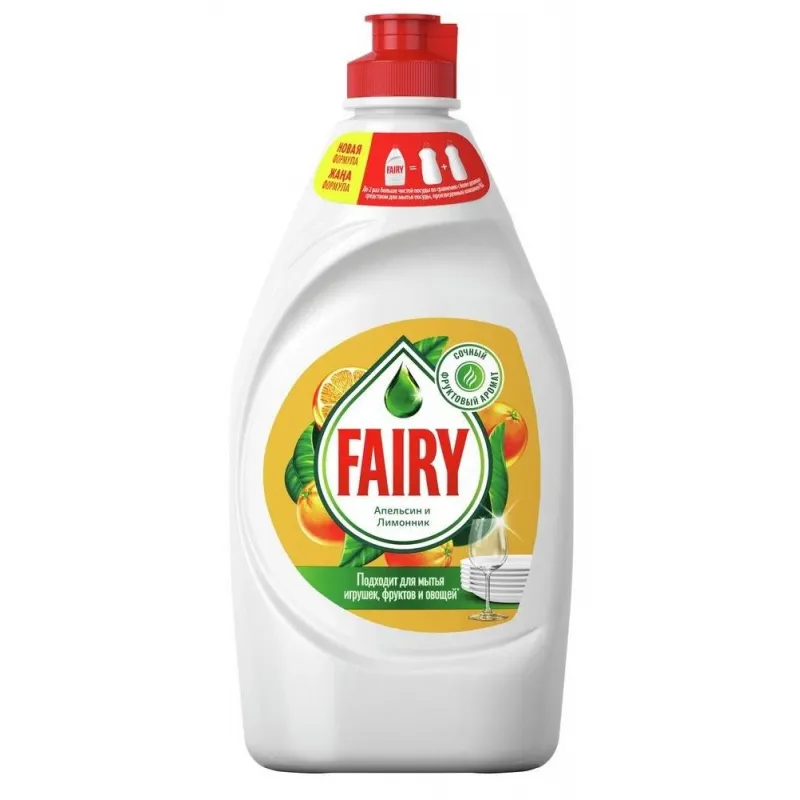 Средство для мытья посуды Fairy Апельсин и лимонник 450мл 1461995