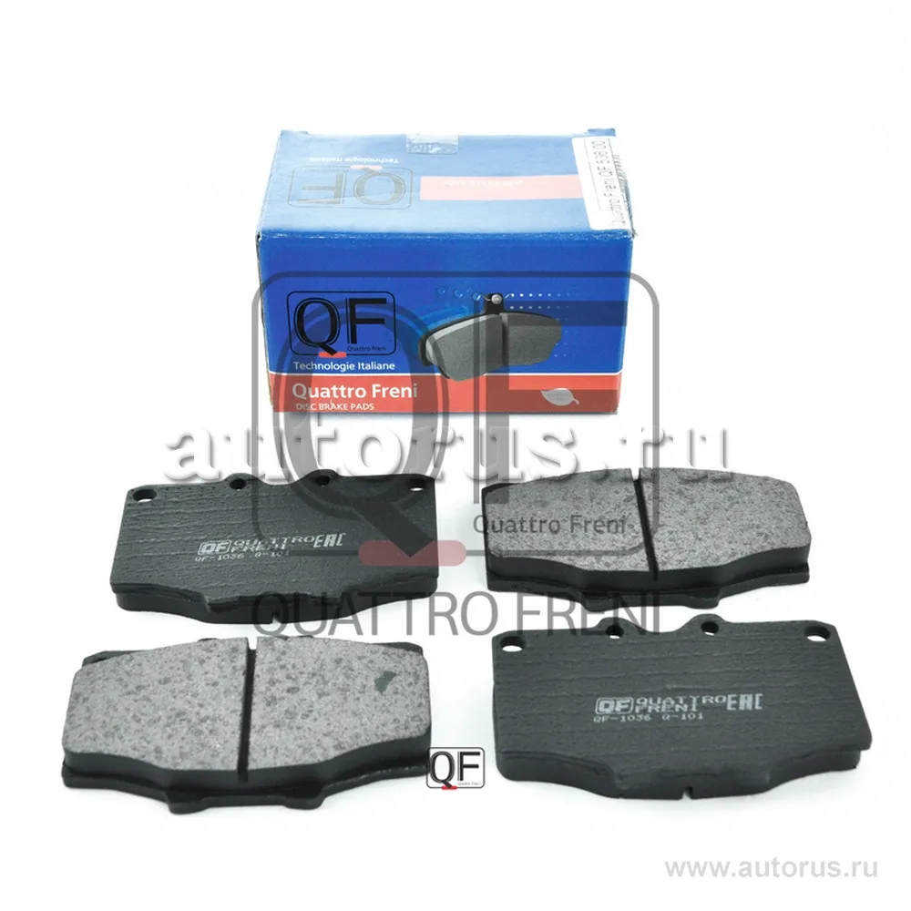 КОЛОДКИ ТОРМОЗНЫЕ FR БЕЗ ДАТЧИКА TOYOTA QUATTRO FRENI QF53600