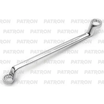 Ключ накидной изогнутый на 75 градусов, 16х17 мм PATRON P7591617