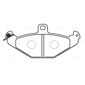 Тормозные колодки CTR CKRN-30