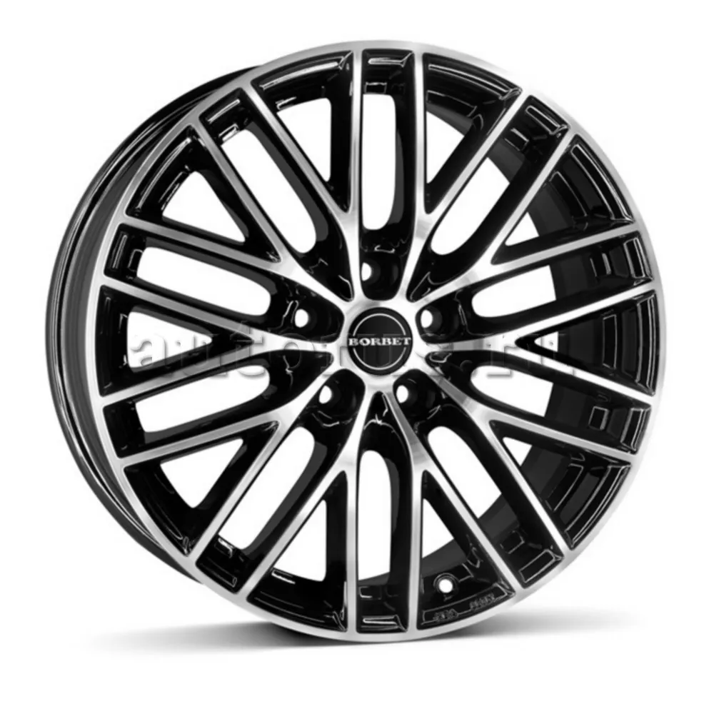 Диск литой R18 8J 5x115/70.1 ET40 BORBET BS5 Schwarz Polished 8104506