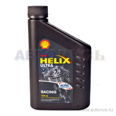 Масло моторное SHELL Helix Ultra Racing 10W-60 синтетическое 1 л 550040588