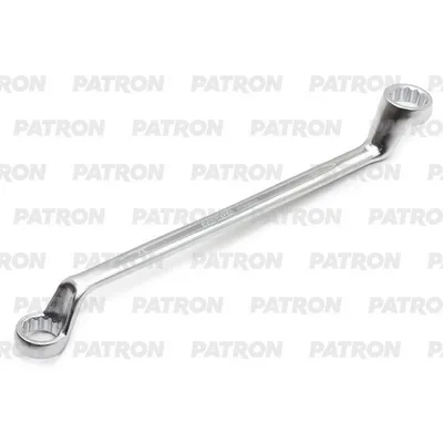 Ключ накидной изогнутый на 75 градусов, 21х23 мм PATRON P-7592123