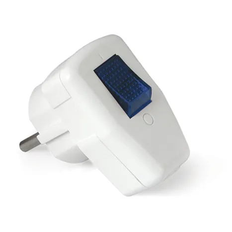 Вилка с выключателем с заземлением белая (16 А; 250 В ) UNIVERSAL MR UNIVERSAL 83297